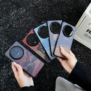 For Huawei Honor Magic V5 Case Hard carbon fiber  Wireless charging Protective Back Cover Case For Magic V5 V3 Shell