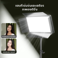 MonQiQi 11นิ้ว ไฟสตูดิโอ ไฟไลฟ์สด LED Light ซอฟบ๊อก พร้อมรีโหมด ไฟสตูดิโอ ไฟถ่ายภาพ รีโมทแสงได้ ไฟต่อเนื่อง photography light studio lamp bulb. 
