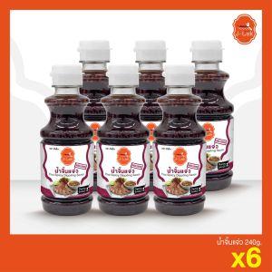 J-Lek (เจ๊เล็ก) น้ำจิ้มแจ่ว ขวดพลาสติก ขนาด 240 กรัม แพ็ค 6 ขวด