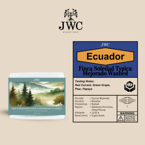 JWC Roastery - Ecuador Finca Soledad Typica Mejorado Washed (100g/pack)(Single Origin Coffee/Whole Bean/Fresh Roast/Arabica/Ground Coffee/Filter)