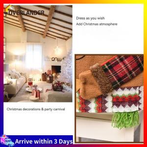 【Fast Shipping】 2 Pcs Christmas Chair Covers with Santa Snowman Design for Festive Home Décor