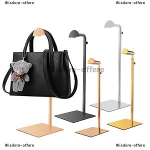 [COD] Wisdom-offere Adjustable Polished Hanging Bag Handbag Shelf Display Stand Purses Handbag Holder Rack Organizer Stand Storage