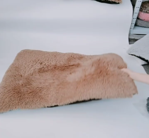 Removable Dog Bed Sofa Soft Winter Warm Sleeping Mat Mash Washable Cushion Hondenmand Blanket for small medium large size dogs Pad Long Plush kennel puppy pet supplies