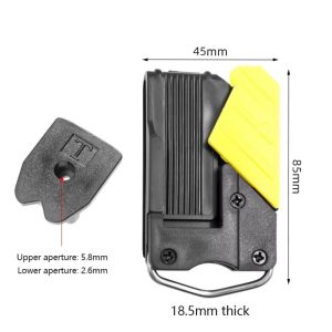 TANTUANG Quick Attach Quick Release Buckle ABS Universal Waist Buckle  Aluminum Alloy Belt Tool Holder Hammer Wrench