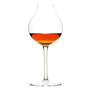 แก้ววิสกี้คริสตัลใสขนาด 245 มล. แก้วชิมไวน์สำหรับโซมเมียร์ แก้ววิสกี้แบบเก่า แก้วดมกลิ่น