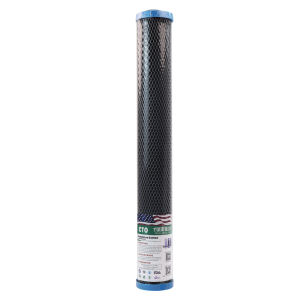 TROUWIDS 20 inches Universal Coconut Shell Compress Activated Carbon CTO Water Filter Purifier Cartridge For Replacement