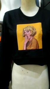 N2-SWEATER CROP TOP LADIES KEREN