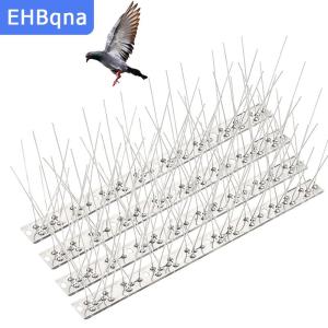 [COD] EHBqna SPORTS ชุดตะปูหนามนกพิราบกันนกสแตนเลส อุปกรณ์ป้องกันนกขับไล่การควบคุมศัตรูพืชในสวนระเบียงระเบียง