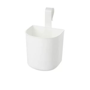 Japanese Bathroom Hanging Toiletries Storage Basket Adjustable Home Kitchen Drain Hanging Basket Punch-Free Balcony Bathroom Storage Rack