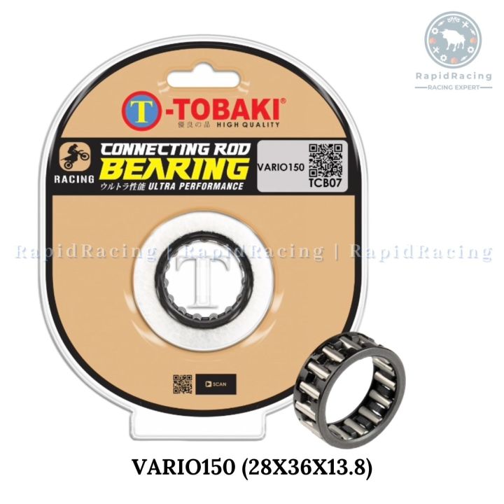 TOBAKI%20RACING%20PEEK%20COATING%20CONNECTING%20ROD%20NEEDLE%20BEARING%20RS150R%20WAVE100%20WAVE125%20FUTURE%20VARIO150%20BELANG150%20HONDA%20SUZUKI%20-%20Image%205