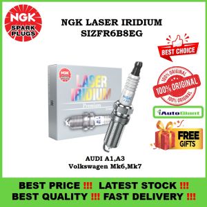 PALAM PENCUCUH NGK LASER  IRIDIUM SPARK PLUG SIZFR6B8EG  (4 PCS) PACK VOLKSWAGEN BEETLE 1.4  MK6 1.4  MK7 1.4