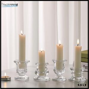 [liujinpeng] Candle Holder Novelty Nordic Decor Candlestick Romantic Candle Stand Desk Accessories Wedding Centerpieces Ornaments Gifts