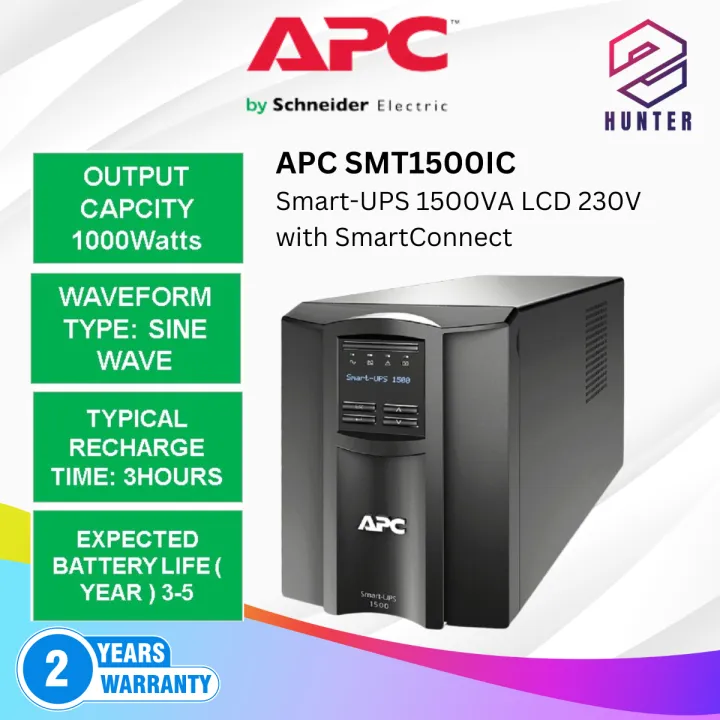 APC SMT1500IC Smart-UPS 1500VA LCD 230V with SmartConnect