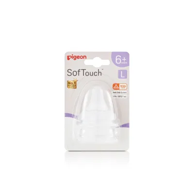 Pigeon Wideneck Softouch Teat - 2 Pack - Assorted Size