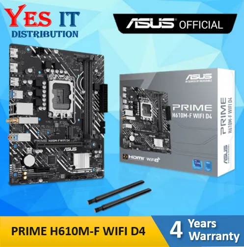 Asus Prime H610M-F WIFI D4 / H610M-K D4 / Prime H610M-K D4-CSM / H610M-E D4-CSM / H610M-A WIFI LGA1700 Socket mATX Motherboard