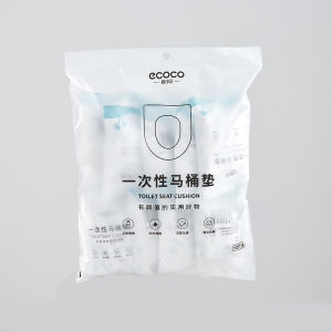 Ecoco Travel Disposable Toilet Seat Covers Individually Packaged Thickened Waterproof Stain-Resistant