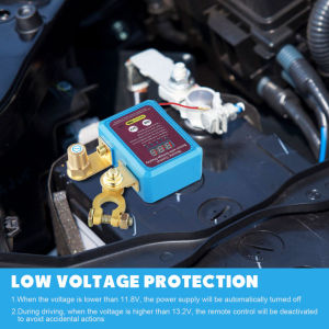 Kill Switch For Car 12V Remote B-attery Disconnect Switch 240A Car B-attery Kill Switch Anti Theft Automatic Cut/Shut Off Switch For Auto RV ATVTruck Boat