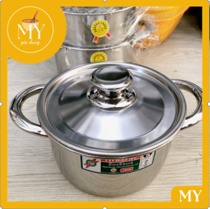 Nồi cao cấp inox Tithafac sử dụng được bếp từbếp gahồng ngoại nồi dày dặn (14-22cm)