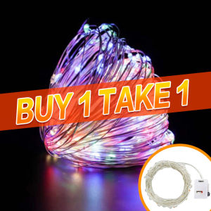 1M/2M/3M LED Battery Mini LED Copper Wire Fairy String Lights Christmas Wedding Happy Party Needs