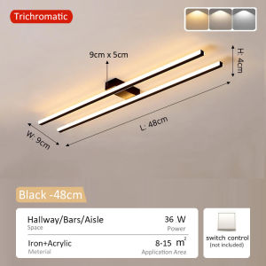 Nordic Chandelier Ceiling Light for Living Room Tri Color Bedroom Cieling Light/wardrobe Lamps/creative Corridor Lights