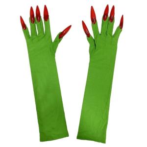 Móng tay KÍN NGÓN Găng tay với móng tay dài để trang phục Halloween Đạo cụ móng tay Găng tay móng tay dài