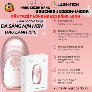 [MẪU MỚI 2025] Máy Triệt Lông Lạnh Cá Nhân Halio IPL Cooling Hair Removal Device Bảo Hành 1 Năm - Hàng Chính Hãng