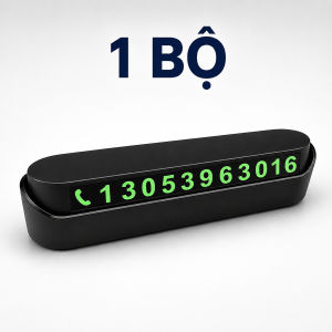 Bảng Ghi Số Điện Thoại Gắn Taplo Ô Tô Phản Quang Thẻ Số Liên Hệ Khi Đỗ Xe Có Ẩn Hiện Số