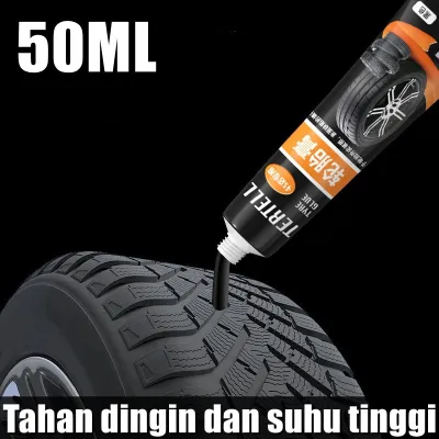COD Lem Ban Hitam Roda Kendaraan 50ml Lem Ban Luar Cocok Untuk Mobil Sepeda Motor Dan Sepeda- Car Tire Repair Glue Adhesive 50ml