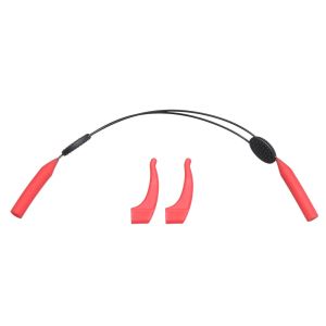 NOBLELYN Sports Sunglasses Chain Neck Cord Anti-Slip Ear Hook Scalable Eyeglass Lanyard Adjustable Eyewear Rope Glasses Strap