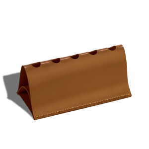 Office Essential Multiple Purpose Pen Cup PU Leather Construction Material For Desk Organization