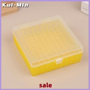 Kui-Min 100 Holes Laboratory Plastic Tube Box Rack Use For 2ml 1.5ml 1.8ml Cryopreservation Tube With Connection Cover