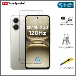 Tempered Glass Tecno Spark Go 2 4G Go 1 4G 30C 4G GO 2023 7 PRO Anti Gores Kaca Pengiriman Cepat