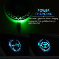 Lampu Led Logo Jendela Mobil Tanpa Sambung Kabel Usb Charging Car Kontrol Cerdas Car Logo Light Logo Honda Toyota Nissan Dll. 
