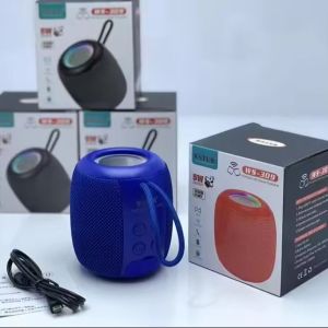 Loa Bluetooth Cầm Tay Mini WSTER WS-309 Nghe Nhạc Hay Chống Va Đập Chống Nước Cao Pin 1000 mAh Quai Cầm Tay Tiện Lợi Có Đèn Led BH 5 Năm