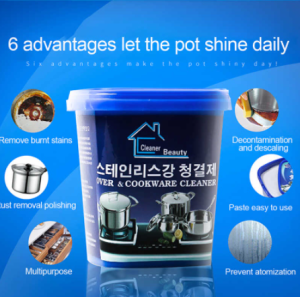 Cookware Cleaner Rust Remover Stainless Steel Oven and Stove Cleaner Kitchen Pencuci Periuk Pot Washing