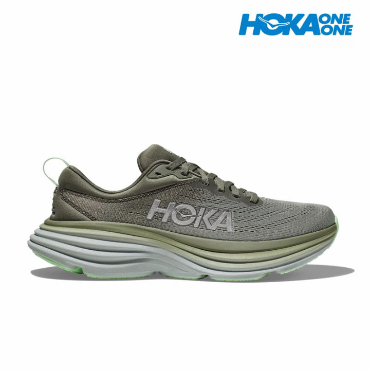 Hoka BONDI 8 Men's and Women's Sports Shoes Black White Size 36-45