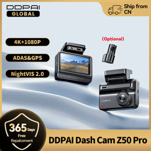 2025 New DDPAI Dash Cam Z50 Pro 4K UHD 3"IPS Display Built-in GPS ADAS Dual-channel Car DVR Wi-Fi 24H Parking Monitor Dashcam