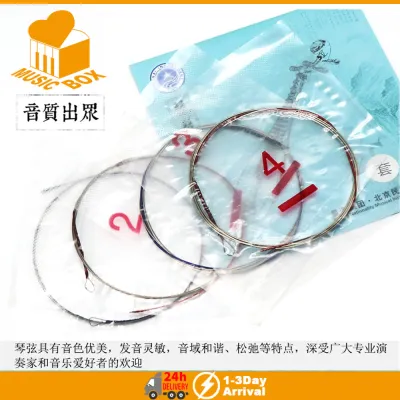 1set 4pcs Pipa String Complete String Set Scattered String Professional Performance Steel Wire
