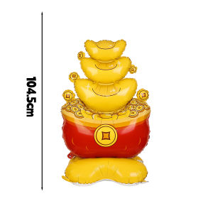 YESPERY 3D Large Money Tree Balloon Decoration God of Wealth Balloon Chinese New Year Standing Balloon Decoration 2026