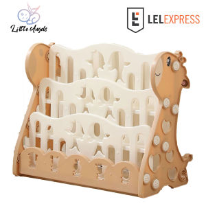 ชั้นวางหนังสือเด็ก ชั้นวางหนังสือ ชั้นวางหนังสือสำหรับเด็ก พร้อมชั้นเก็บของเล่น Giraffe Kid Bookshelves Bookshelf