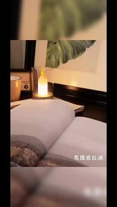 Rechargeable Candle Night Light Birthday Outdoor Couple Gift Candlelight Dinner Popular Export Product Hand-Wave Sensor Magic