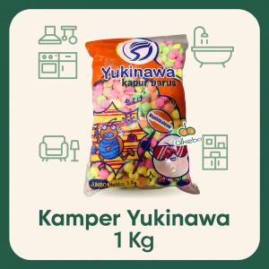 Kapur Barus Kamper Yukinawa 1 KG Warna – Napthalene Kiloan Penghilang Bau & Pengusir Serangga