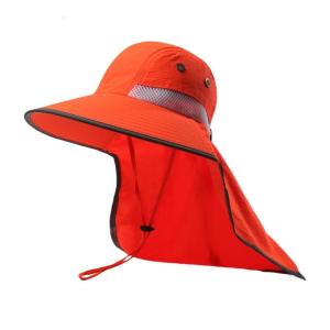 Mũ ngư dân thoáng khí màu huỳnh quang Mũ chống nắng cho bãi biển và cắm trại phiêu lưu hoạt động ngoài trời Mũ câu cá