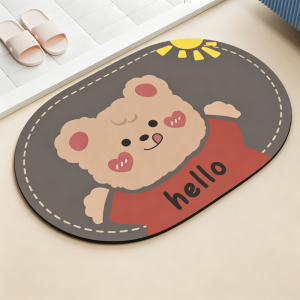 MUMU Đất tảo cát Thảm tắm Chất thấm nước Khô nhanh Thảm trải sàn cửa ra vào  Chống trơn trượt Thảm lót sàn phòng tắm Cửa ra vào