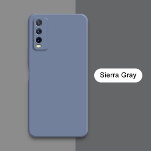 Vivo Y20 Y20S Y20i Y12S Y11S 4G Phone Case Liquid Silicone Rubber Square Soft Casing For VivoY20 S Soft TPU Back Cases