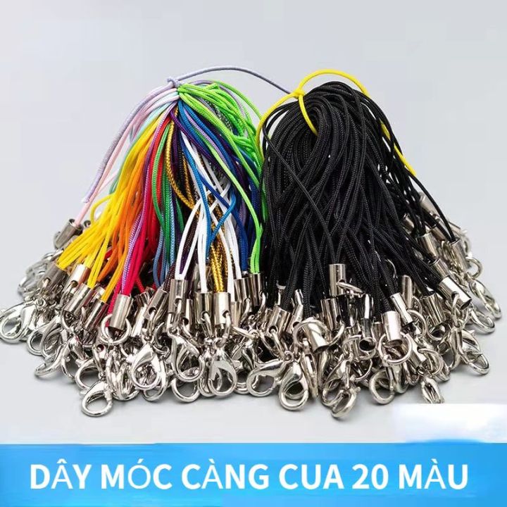 01 MÓC KHÓA CÀNG CUA HÀN QUỐC MÀU PASTEL, DÙNG MÓC ĐIỆN THOẠI, LÀM ĐỒ  HANDMADE, ĐỒ LƯU NIỆM