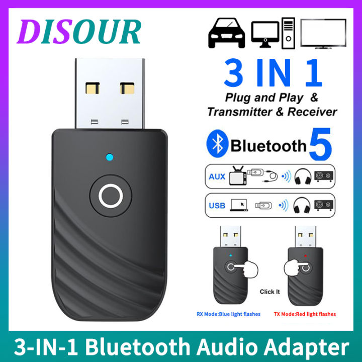 UGREEN 5.4 Bluetooth Car Adapter, [Noise Cancellation] Aux Bluetooth Receiver For Car, 3.5mm Wireless Audio Receiver For Music/Hands-Free Call/Home Stereo/Wired Speaker, 20H Battery Life