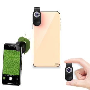 Cell Phone Microscope Tinyscope Microscope 100X Universal Portable Cell Phone Microscope Magnifier Magnifying Lens For Android and IOS