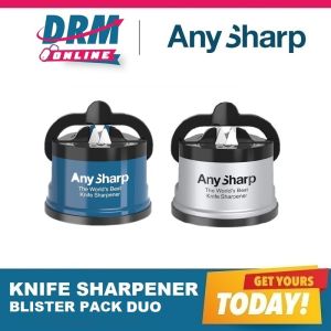 [DRM ONLINE] Official Distributor | AnySharp Knife Sharpener in Blister Pack (Duo) Specials! Now 2 For $32.80 UP$41.80
