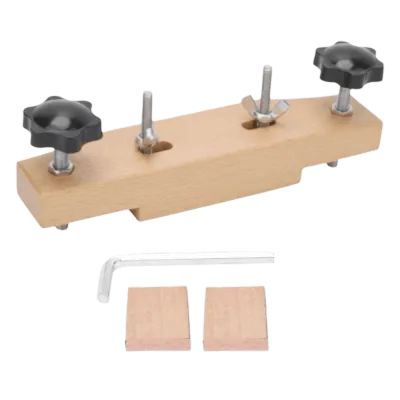SPARAK ​​Wooden Guitar Bridge Clamp​ ​With L-Wrench​ With Cork Gasket​ ​Acoustic Guitar Bridge Clamp​ ​Durable ​Precision Holding ​Luthier Tools​ for ​Classical/Acoustic Guitar Stringed Instruments Bridge Replacement Luthier Tools